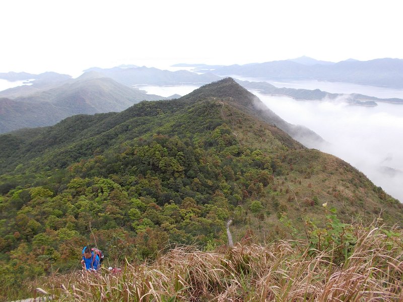 073.JPG -  從純陽峰回望仙姑峰         